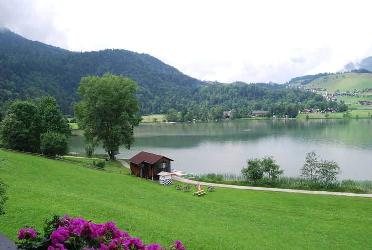 Haus Seefried am See Fischerhütte Sommer